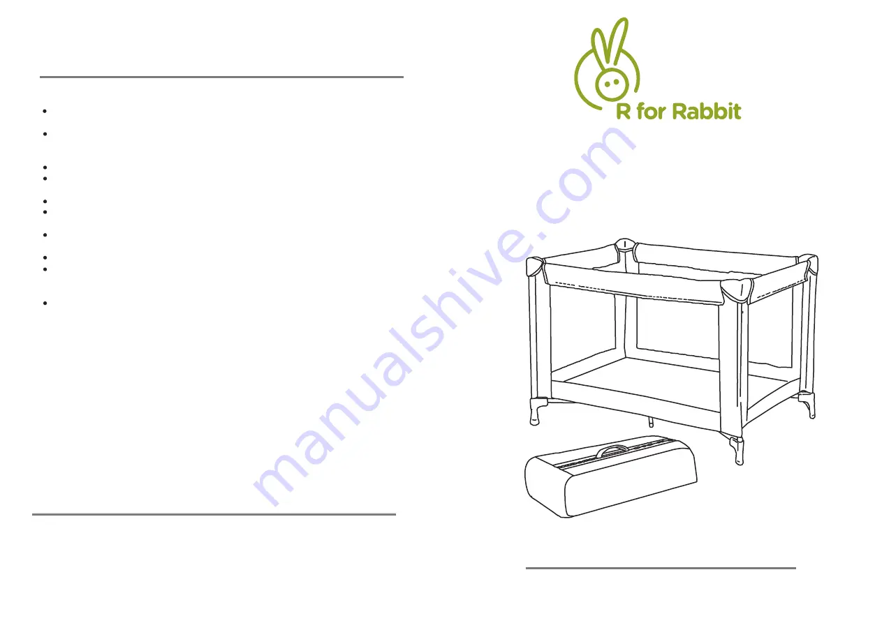 R for Rabbit Hide & Seek Скачать руководство пользователя страница 1