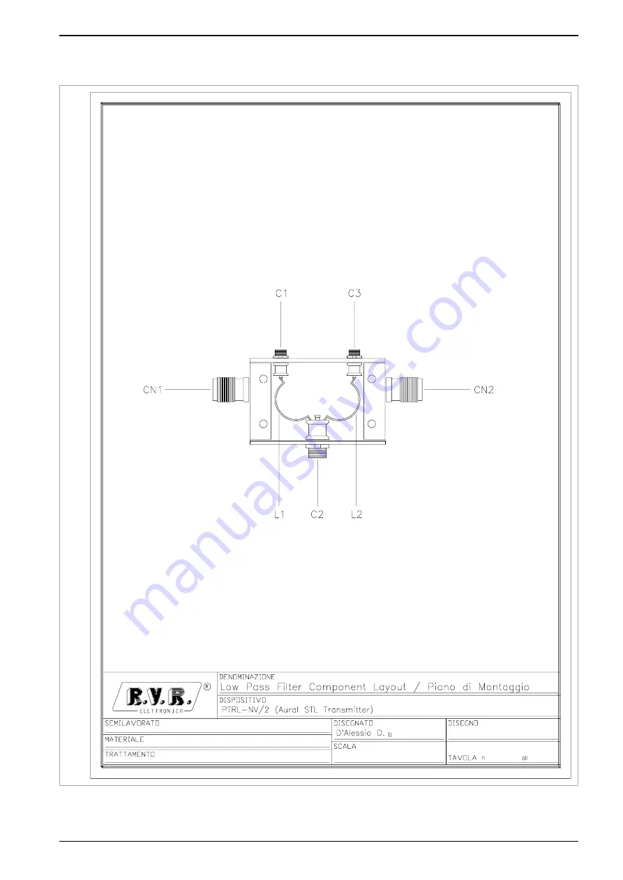 R.V.R. Elettronica PTRL-NV/2/HP/S3 Скачать руководство пользователя страница 118