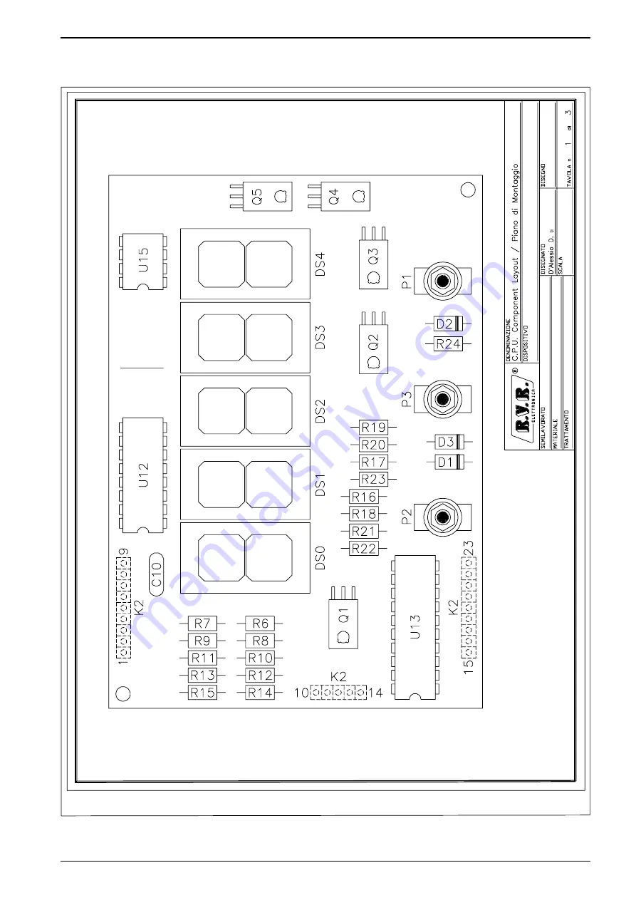 R.V.R. Elettronica PTRL-NV/S3 Technical Manual Download Page 74