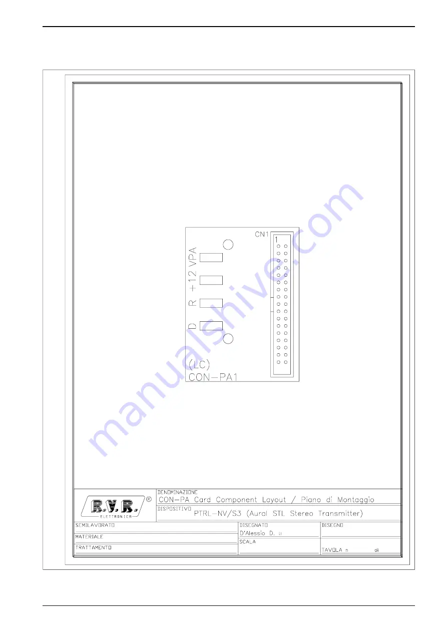 R.V.R. Elettronica PTRL-NV/S3 Скачать руководство пользователя страница 129