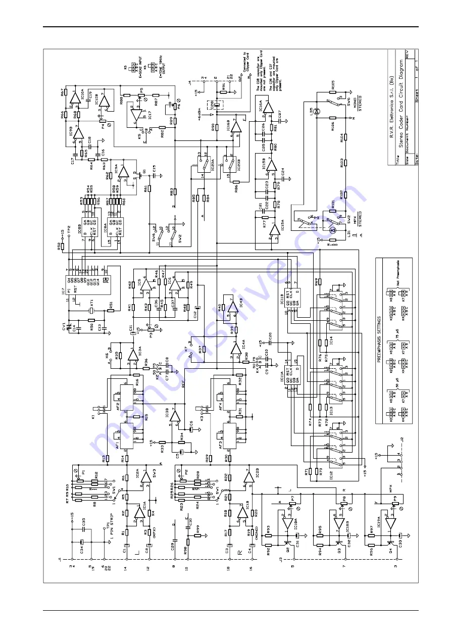 R.V.R. Elettronica PTRL-NV/S3 Скачать руководство пользователя страница 139