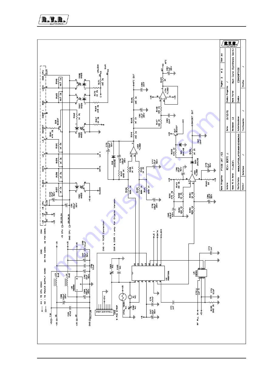 R.V.R. Elettronica PTX30 UHT/S3 Скачать руководство пользователя страница 57