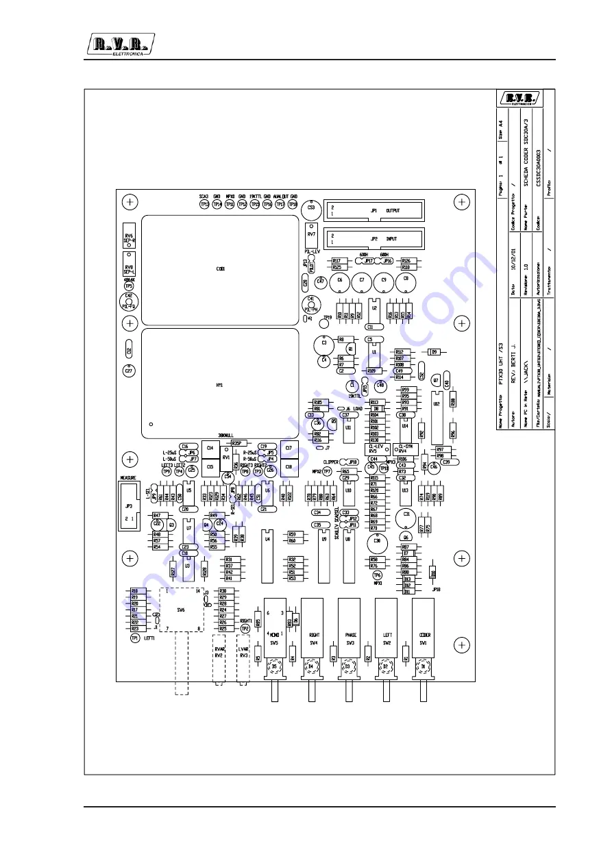 R.V.R. Elettronica PTX30 UHT/S3 Скачать руководство пользователя страница 79