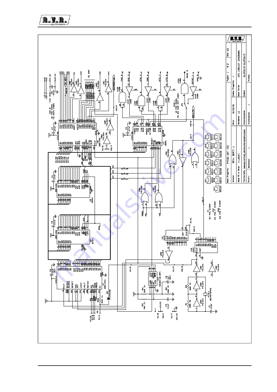 R.V.R. Elettronica PTX30 UHT/S3 Скачать руководство пользователя страница 103