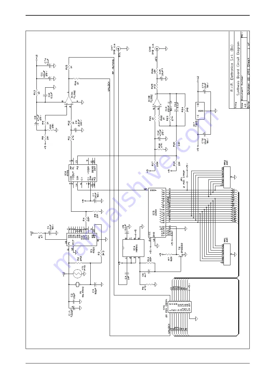 R.V.R. Elettronica URP Technical Manual Download Page 30