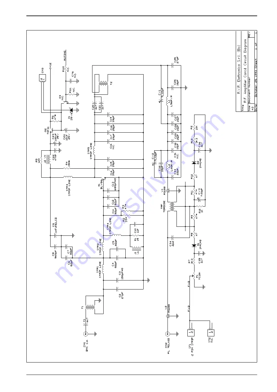 R.V.R. Elettronica URP Technical Manual Download Page 35