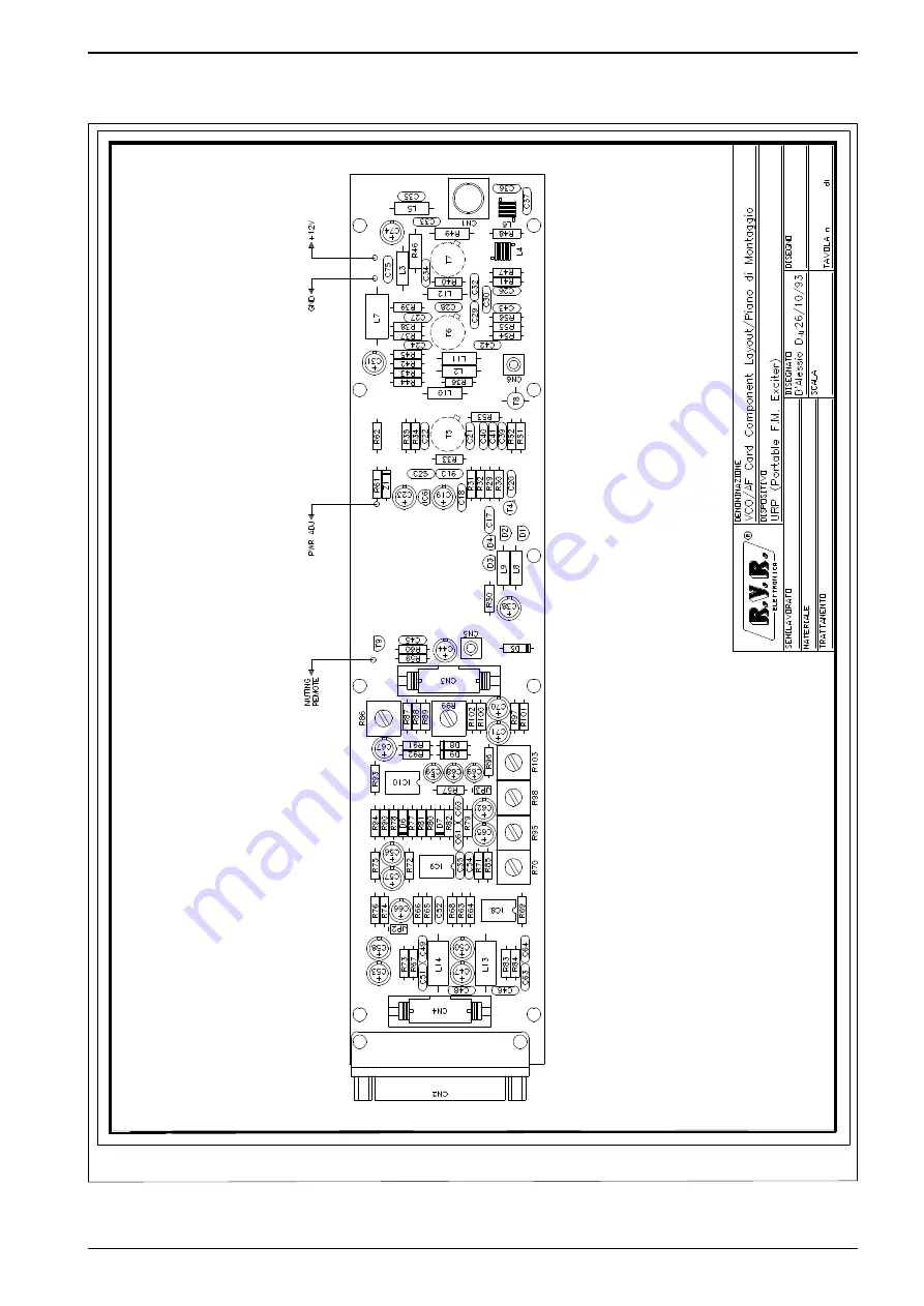 R.V.R. Elettronica URP Technical Manual Download Page 45