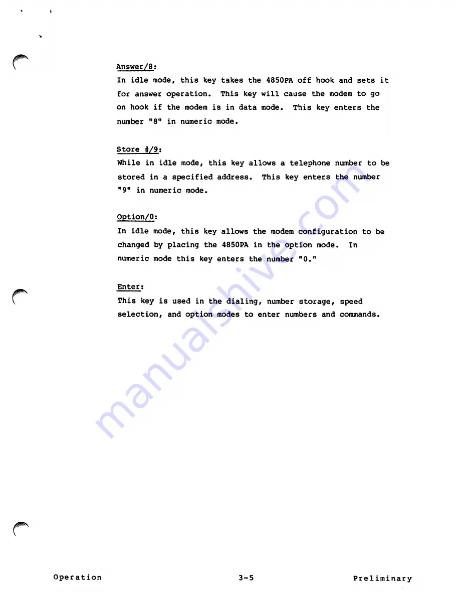 Racal-Vadic 4850PA User Manual Download Page 21