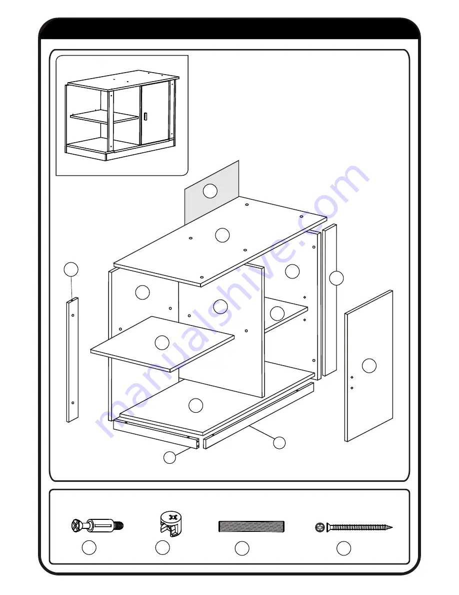 Rack furniture CHARLESTON LOFT BED Instruction Manual Download Page 15