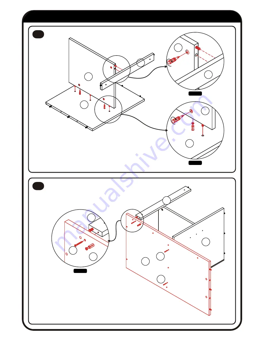 Rack furniture CHARLESTON LOFT BED Instruction Manual Download Page 17