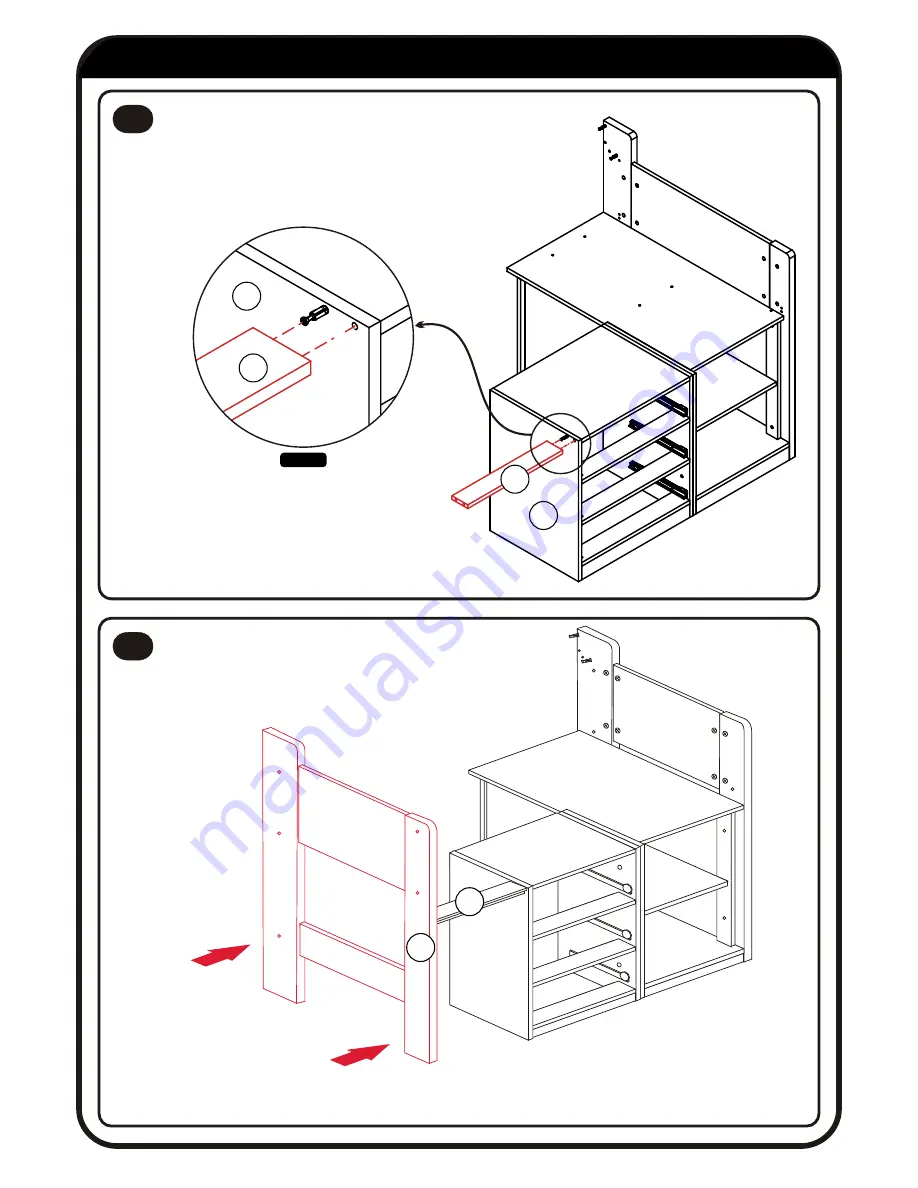 Rack furniture CHARLESTON LOFT BED Instruction Manual Download Page 25