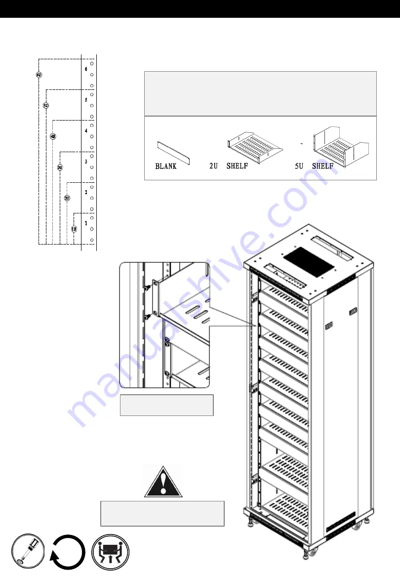 RACK ER12W Instruction Manual Download Page 5