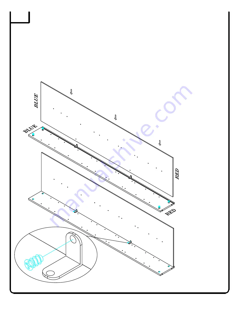 RACKS-N-CABINETS 2393-60DW Assembly Instructions Manual Download Page 5