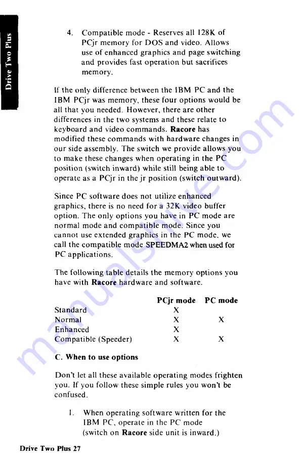 RACORE COMPUTERS DRIVE TWO PLUS 1500 Installation Instructions Manual Download Page 28