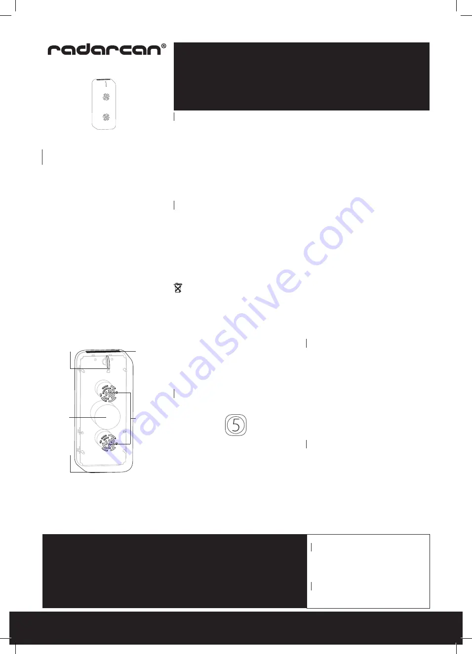 Radarcan R-200 Instructions For Use Download Page 1