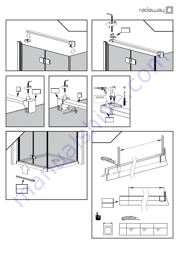 Radaway 384081-01-01L Assembly Instruction Manual Download Page 19