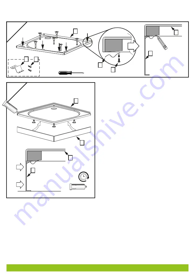 Radaway Delos C Assembly Instruction Download Page 4