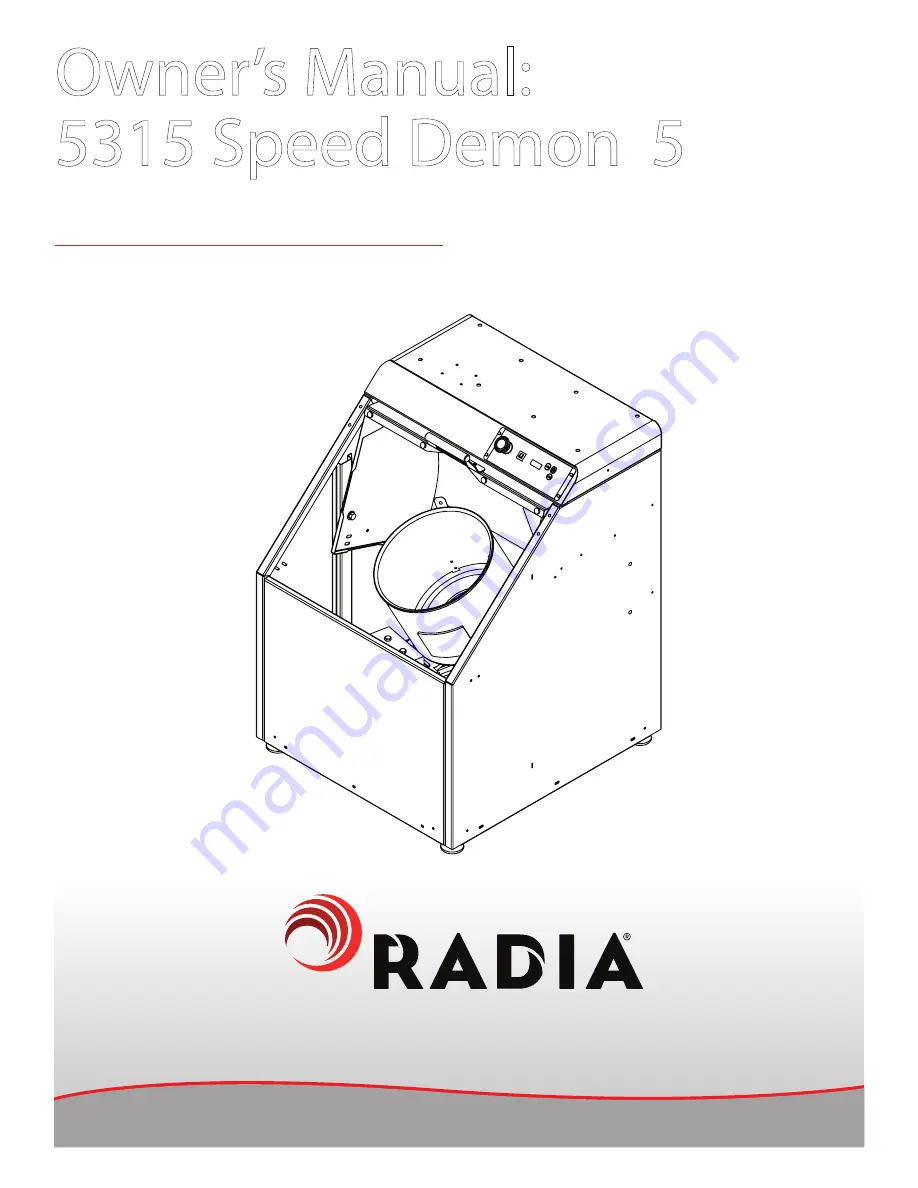 Radia 5315 Speed Demon 5 Скачать руководство пользователя страница 1