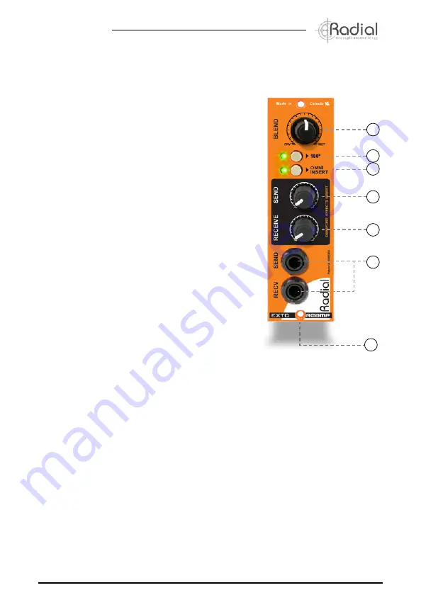 Radial Engineering Reamp EXTC 500 Series User Manual Download Page 3