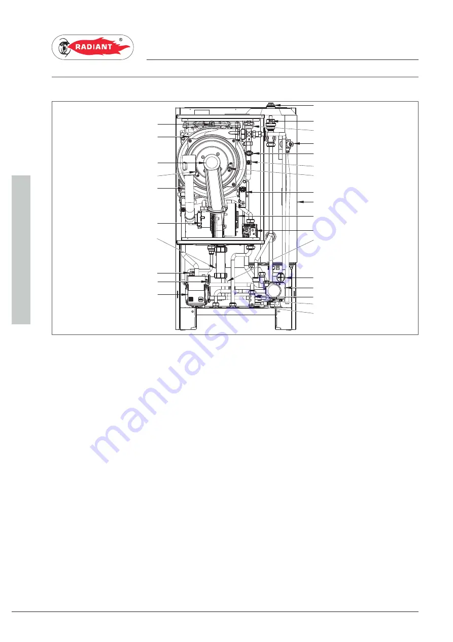 Radiant R2KA 28/20 Installation, Use And Maintenance Instruction Manual Download Page 50