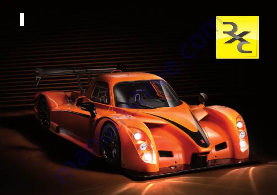 Radical Sportscars RXC Handbook Download Page 1