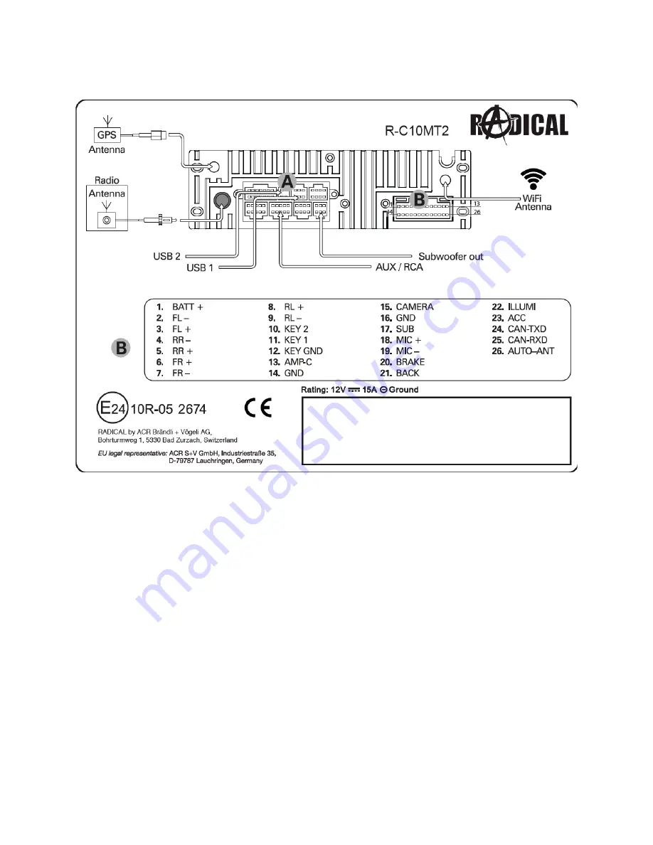 RADICAL R-C10MT2 Installation Manual Download Page 7