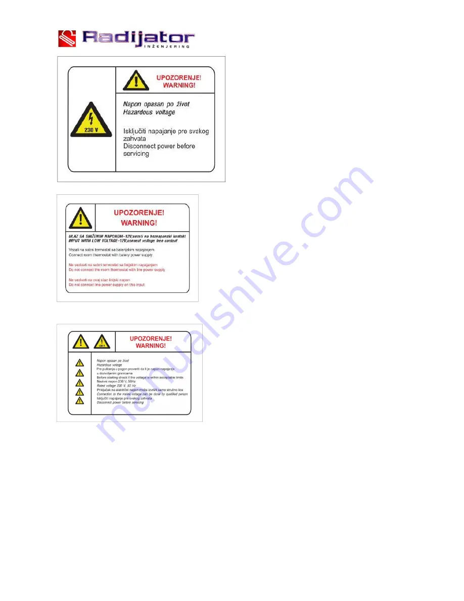 Radijator Ecoflame Plus Series Instruction Manual Download Page 102