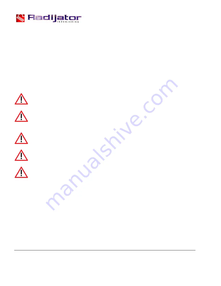 Radijator PK 18 Series Instruction Manual Download Page 9