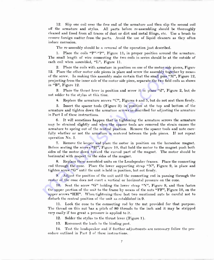 Radio Corporation Of America 100 Service Notes Download Page 7