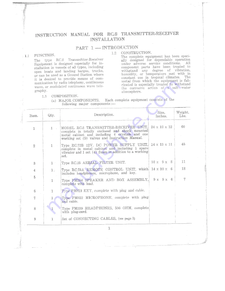 Radio Corporation Pty RC.8 Скачать руководство пользователя страница 8