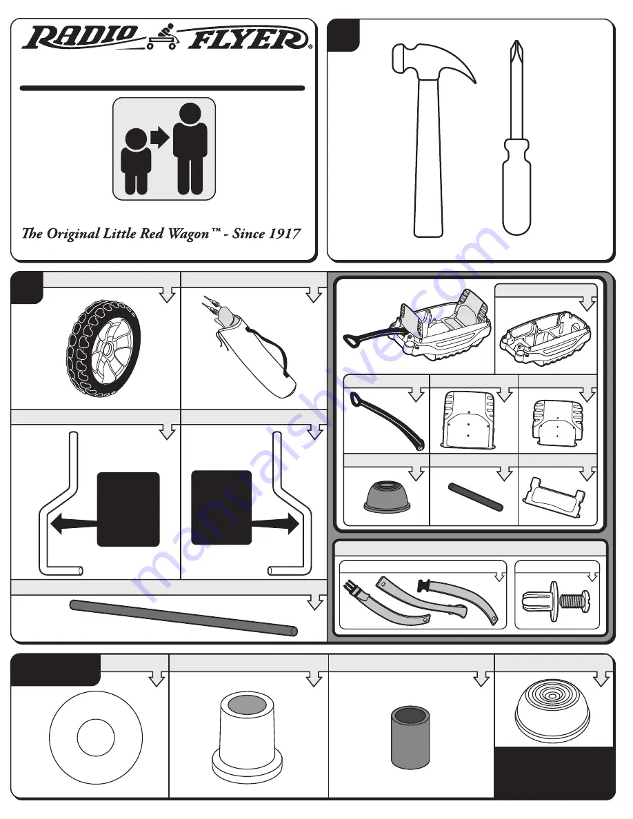 Radio Flyer 3101A Assembly Instructions Manual Download Page 1