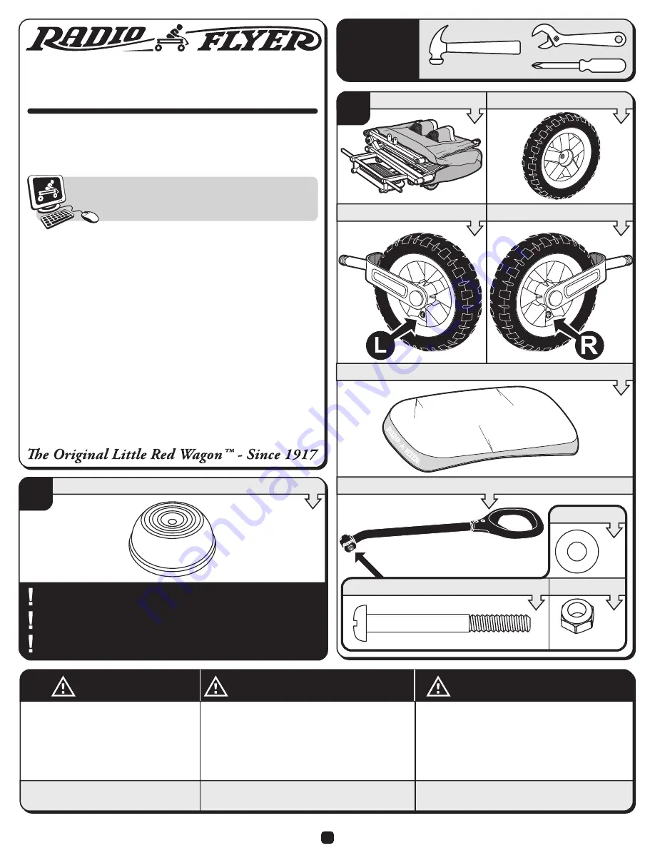 Radio Flyer 3963 Manual Download Page 1