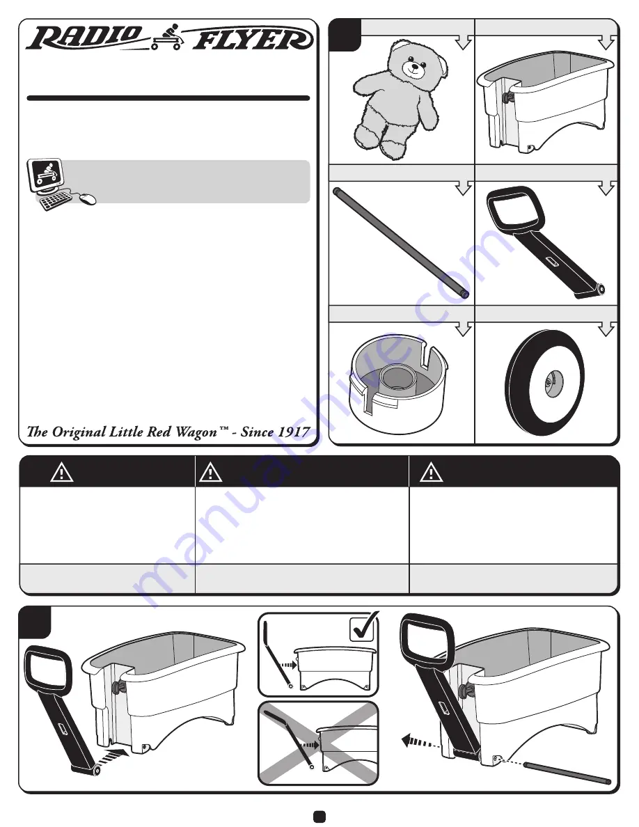 Radio Flyer 607TB Quick Start Manual Download Page 1