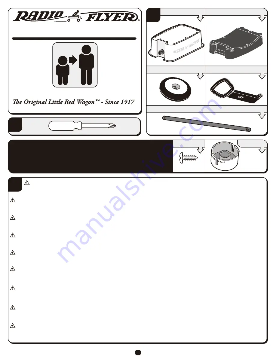 Radio Flyer 609A Quick Start Manual Download Page 1