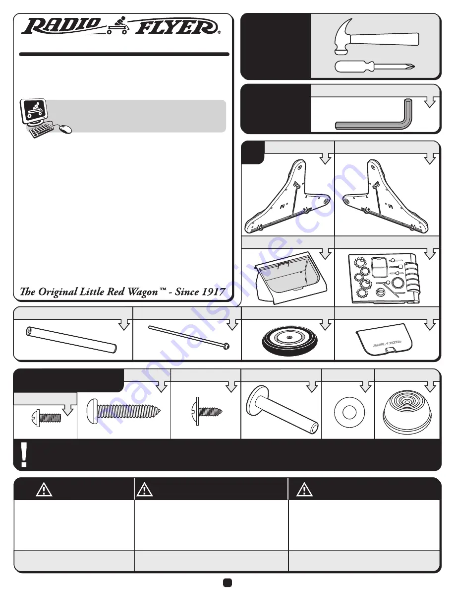 Radio Flyer 611 Quick Start Manual Download Page 1