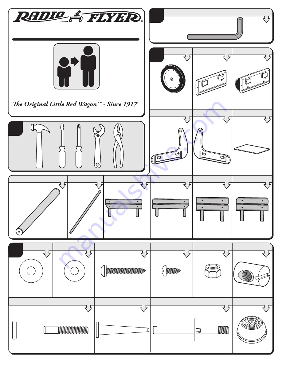 Radio Flyer 612A Instructions Manual Download Page 1