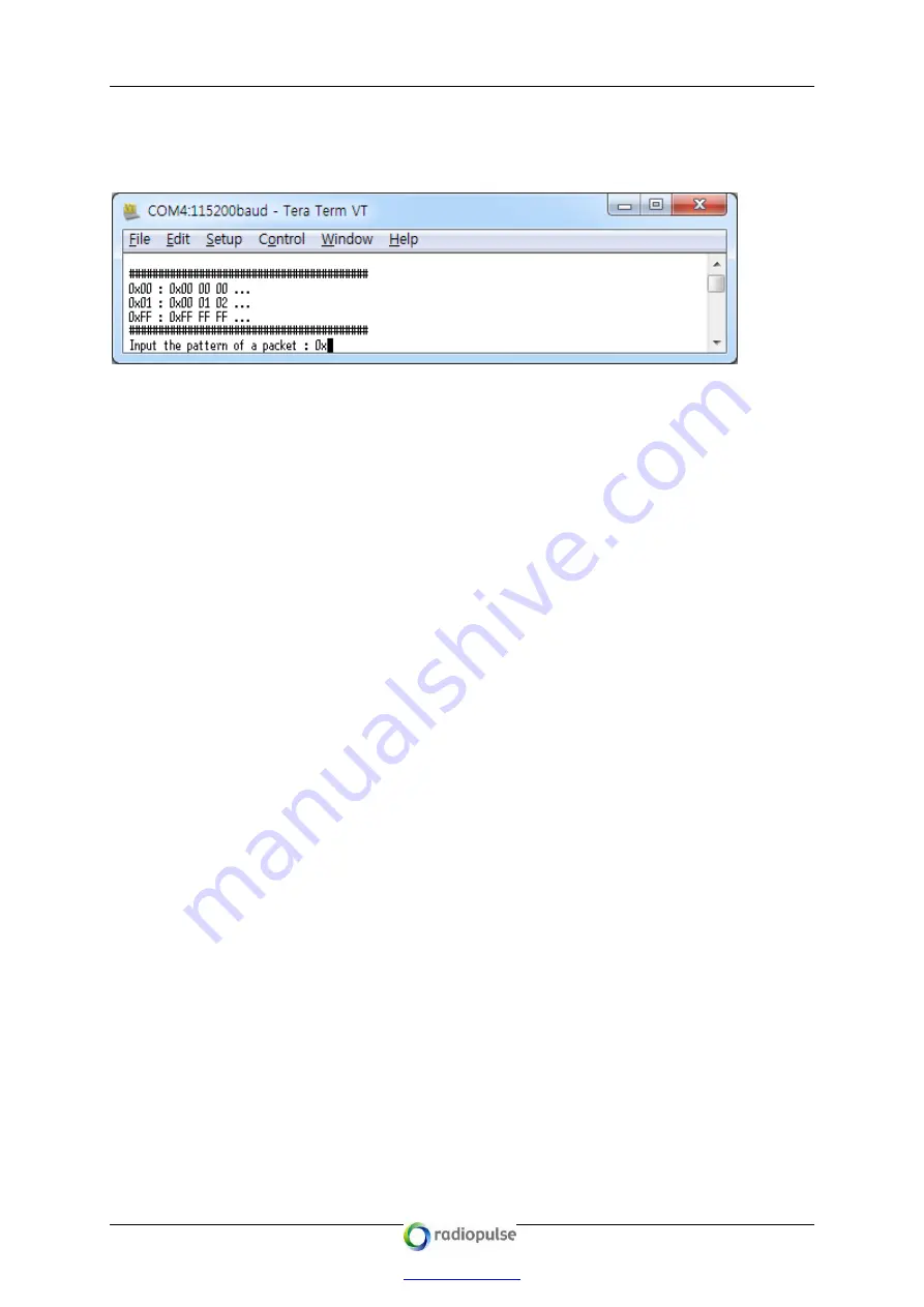 Radio Pulse MG2475-EVK Getting Started Download Page 20