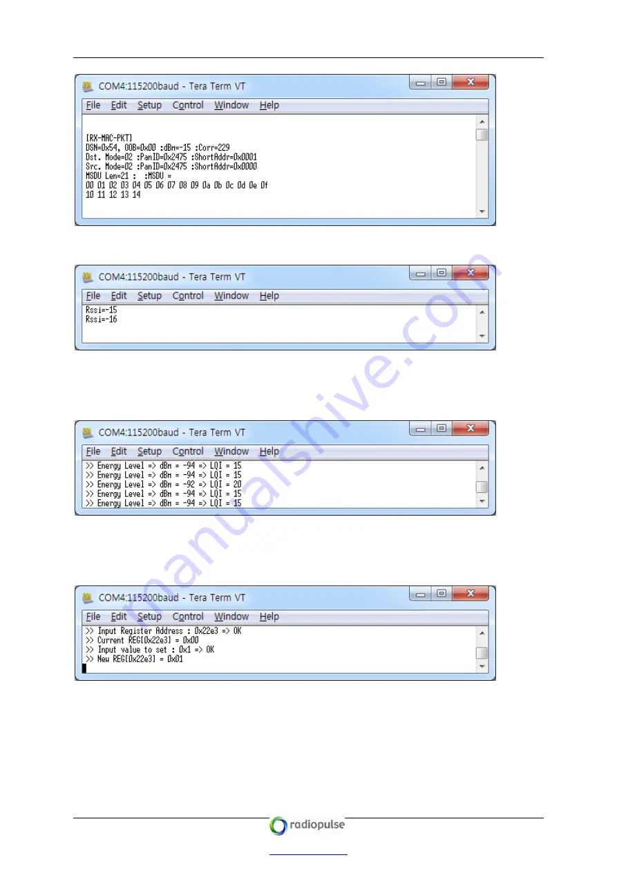 Radio Pulse MG2475-EVK Getting Started Download Page 26