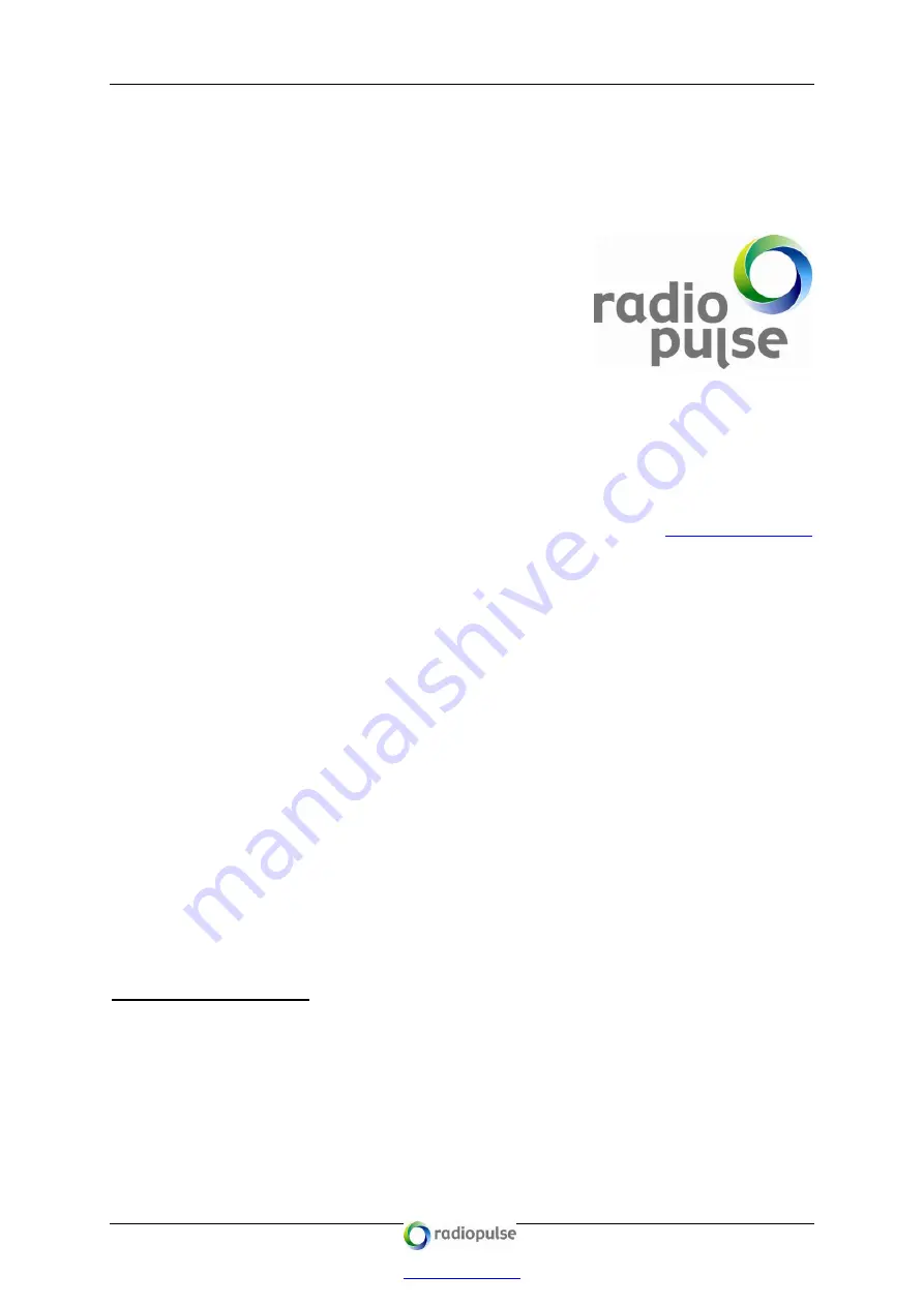 Radio Pulse MG2475-RCU User Manual Download Page 12