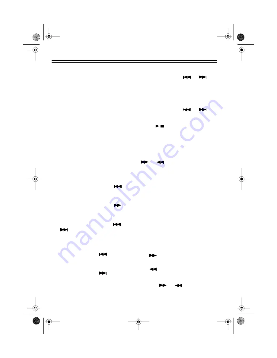 Radio Shack 14-542 Owner'S Manual Download Page 12