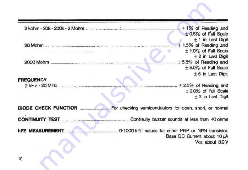 Radio Shack 22-168A Owner'S Manual Download Page 10