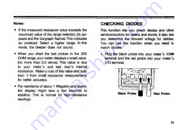 Radio Shack 22-168A Owner'S Manual Download Page 25