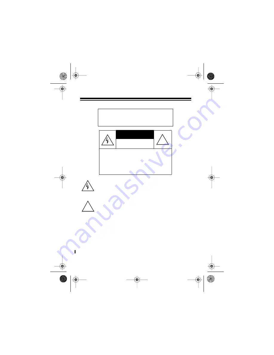 Radio Shack 43-931 Owner'S Manual Download Page 2