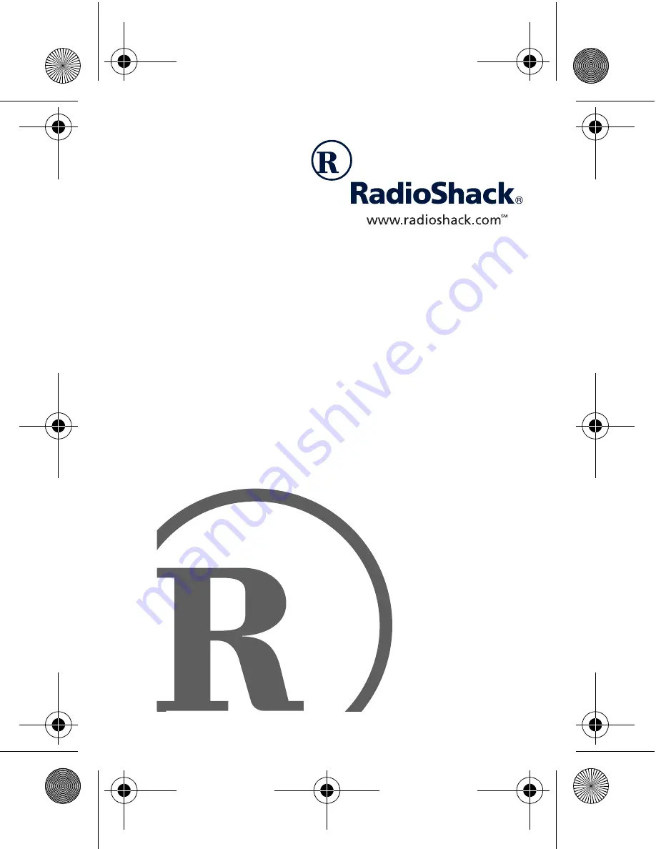 Radio Shack 63-1028 Скачать руководство пользователя страница 1