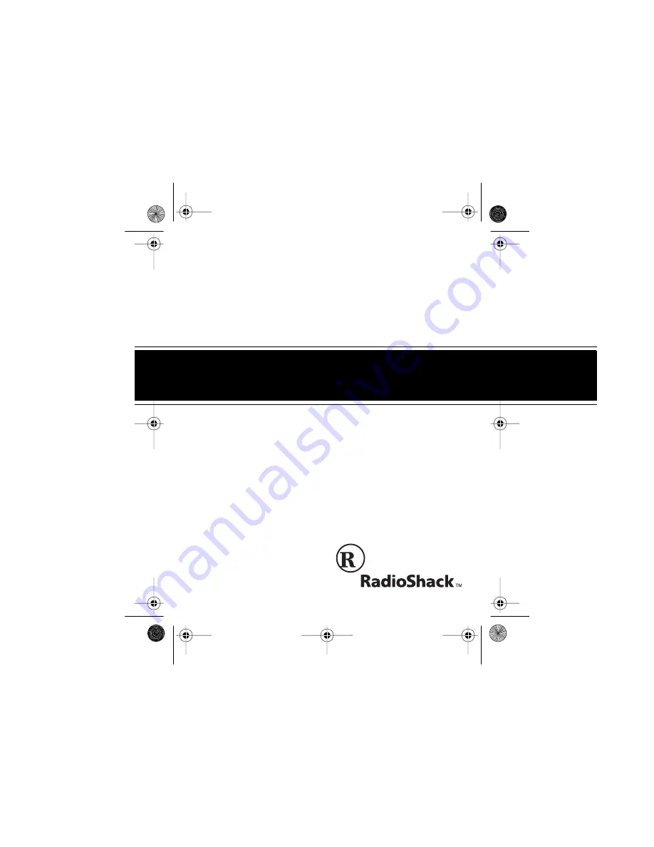 Radio Shack AUTOMATIC TWO-LINE ADAPTER Owner'S Manual Download Page 1