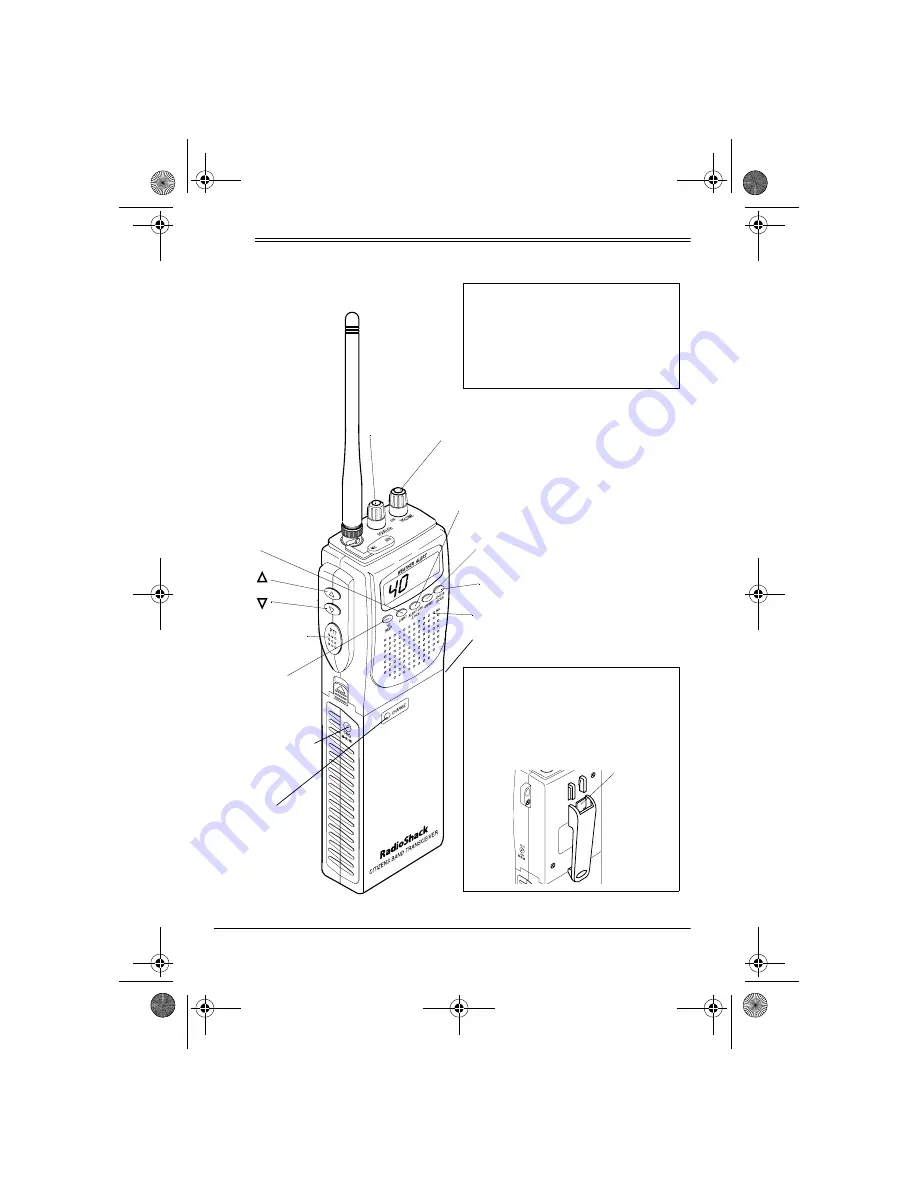 Radio Shack Compact Deluxe CB Walkie-Talkie Owner'S Manual Download Page 6