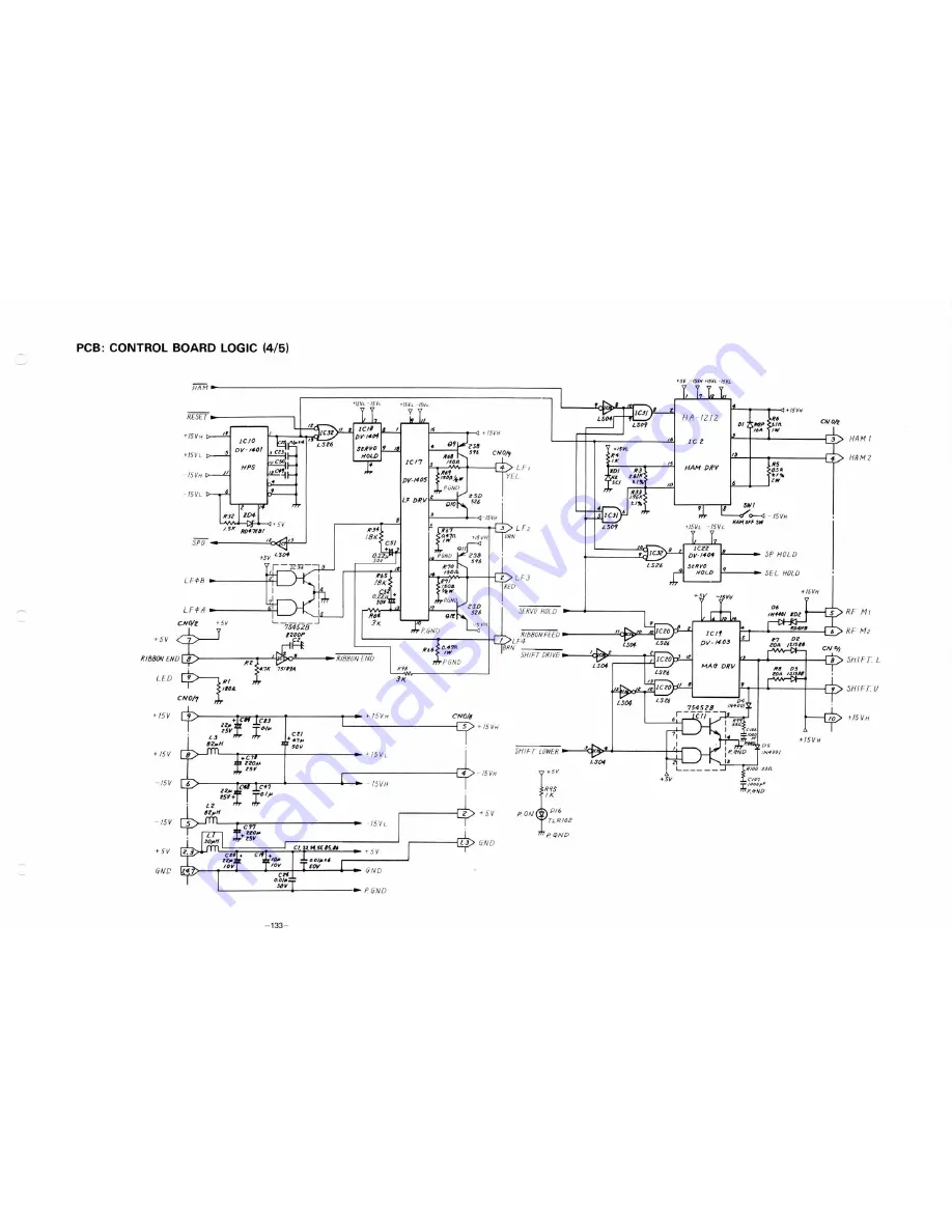 Radio Shack Daisy Wheel 410 Service Manual Download Page 137