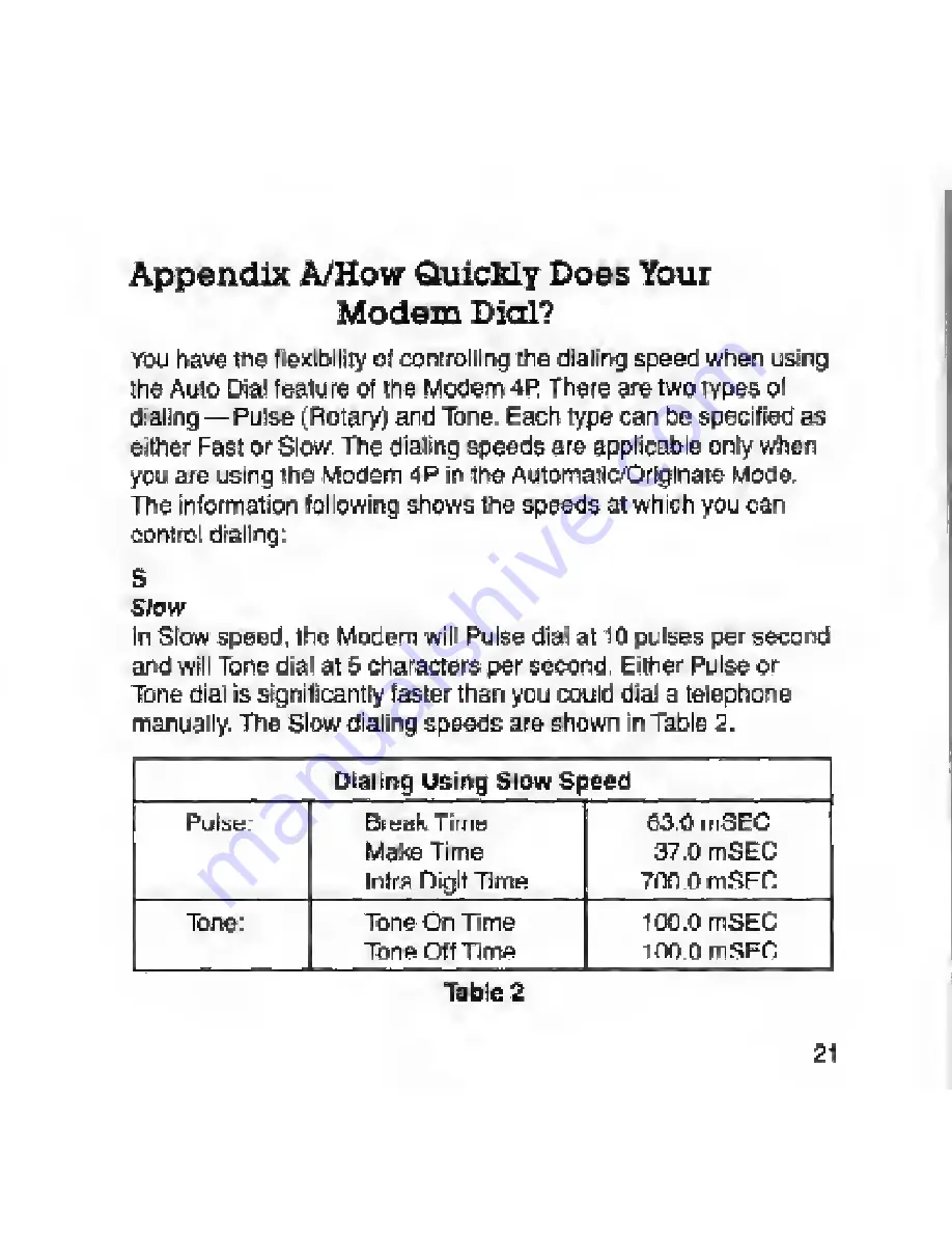 Radio Shack Modem 4P Operation Manual Download Page 28