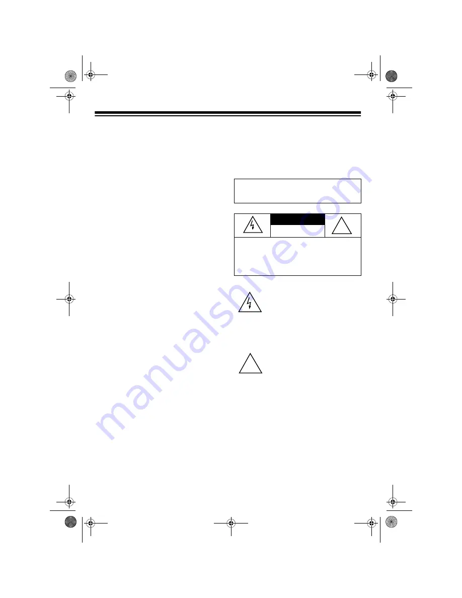 Radio Shack Multi-Band AC/DC Portable Radio Owner'S Manual Download Page 2