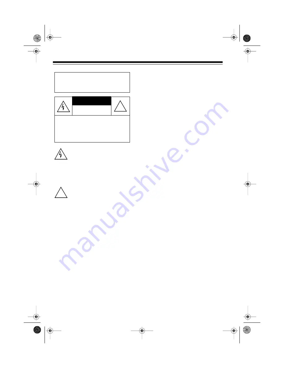 Radio Shack TAD-1016 Owner'S Manual Download Page 2